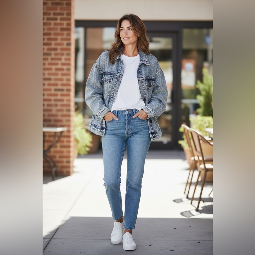 Denim Blue Women's Jacket